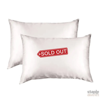 MULBERRY SILK PILLOW CASE TWIN PACK - SIZE: 51X76CM - SILVER-1951134812500791296