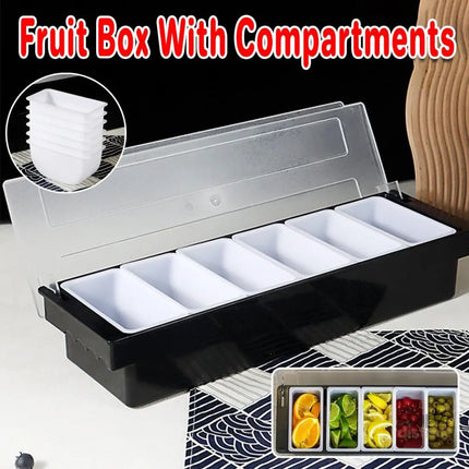 Multi Compartment Fruit Box Food Storage Container for Fresh Fruit Preservation - Home & Garden > Kitchenware > Food
