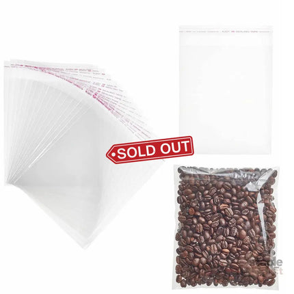 Multi-size Clear Self-Seal Cellophane Bags - Bulk Adhesive Opp - 30*40 - Commercial > Packaging > Postage Satchels &
