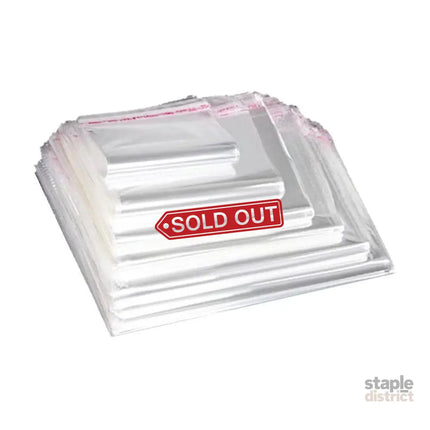 Multi-size Clear Self-Seal Cellophane Bags - Bulk Adhesive Opp - 30*40 - Commercial > Packaging > Postage Satchels &