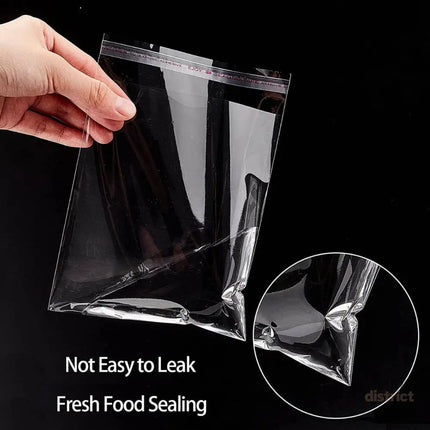 Multi-size Clear Self-Seal Cellophane Bags - Bulk Adhesive Opp - 30*44 + 4 - Commercial > Packaging > Postage Satchels