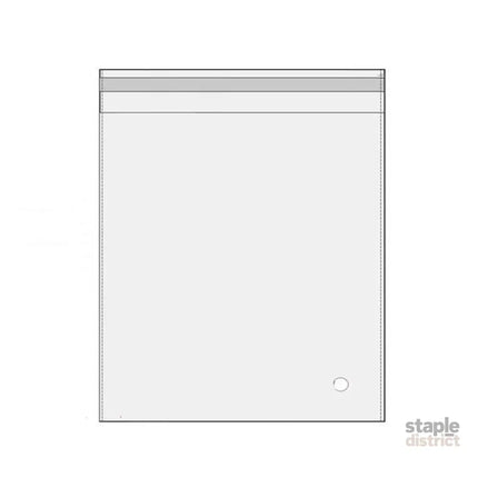 Multi-size Clear Self-Seal Cellophane Bags - Bulk Adhesive Opp - 30*44 + 4 - Commercial > Packaging > Postage Satchels