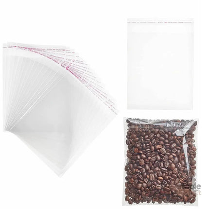 Multi-size Clear Self-Seal Cellophane Bags - Bulk Adhesive Opp - 30*44 + 4 - Commercial > Packaging > Postage Satchels