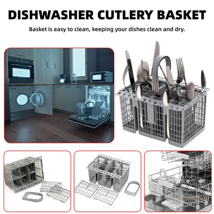 Multifunctional Dishwasher Basket Accessories Fit Hotpoint Indesit Knife And Fork Storage Basket - Appliances > Kitchen