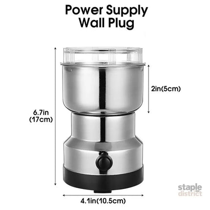 Multipurpose Electric Coffee Bean Grinder - Appliances > Kitchen Appliances > Coffee Machines & Accessories