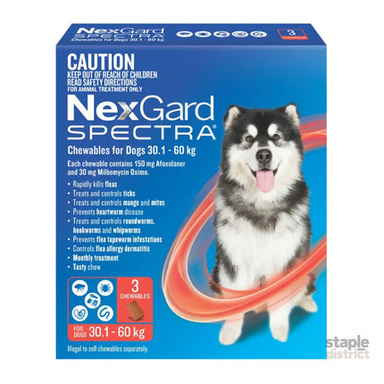 NexGard Spectra Dogs 30.1-60kg 3pk-2018816630674558979