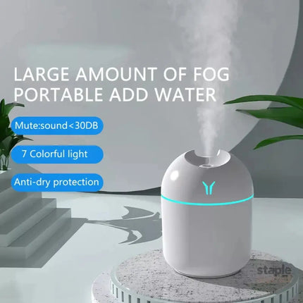 NNEOBA 250ML Mini Aroma Oil Diffuser & Humidifier with LED Night Lamp - Appliances > Aroma Diffusers & Humidifiers >