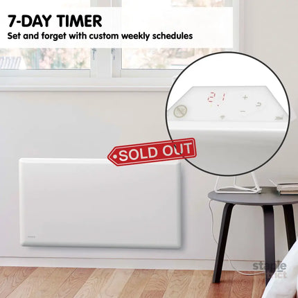 Nobo 2400W T2-NTL4R24 Slimline Wi-Fi Electric Panel Heater - Refurbished - Appliances > Heaters > Electric Heaters