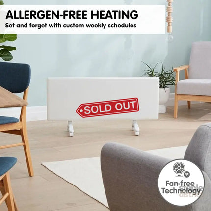Nobo 2400W T2-NTL4R24 Slimline Wi-Fi Electric Panel Heater - Refurbished - Appliances > Heaters > Electric Heaters