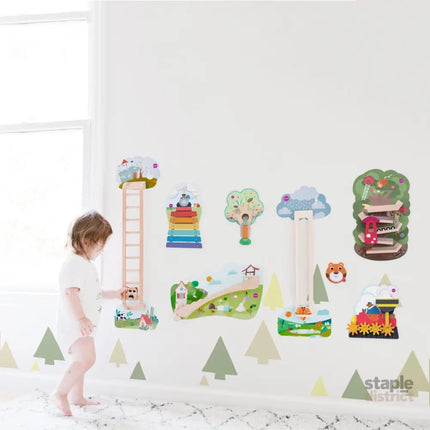 Oribel VertiPlay Wall Toy: Hoppy Bunny and Friends-2029387303121719302