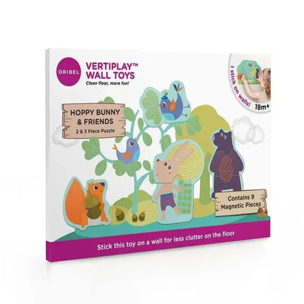 Oribel VertiPlay Wall Toy: Hoppy Bunny and Friends-2029387303121719303