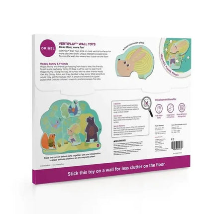 Oribel VertiPlay Wall Toy: Hoppy Bunny and Friends-2029387303121719304