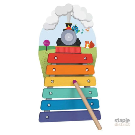 Oribel VertiPlay Wall Toy:  Musical Rail Track Xylophone-2029387303360794624