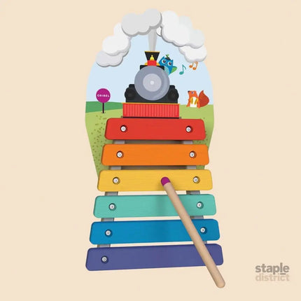 Oribel VertiPlay Wall Toy:  Musical Rail Track Xylophone-2029387303360794631