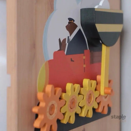 Oribel VertiPlay Wall Toy: Round & Round Goes Mr. Bear-2029387303721504771