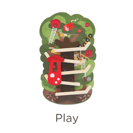 Oribel Vertiplay Wall Toy: Tree Top Adventure-2029387305273397249