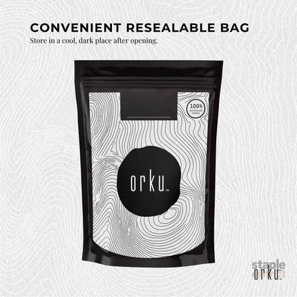Orku 100g Vitamin C Powder Pure L-Ascorbic Acid - USP Grade Non-GMO - Health & Beauty > Nutrition & Supplements >