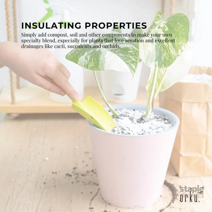 Orku 100L Perlite Super Coarse Premium Soil Expanded Medium Plants Hydroponics - Home & Garden > Garden Tools > Sands &