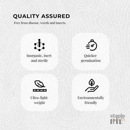 Orku 100L Perlite Super Coarse Premium Soil Expanded Medium Plants Hydroponics - Home & Garden > Garden Tools > Sands &