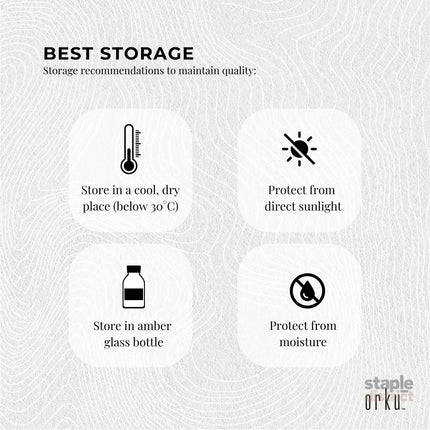 Orku 100ml Castor Oil - Hexane Free Cold Pressed Virgin - Health & Beauty > Skincare > Facial Lotions & Moisturisers