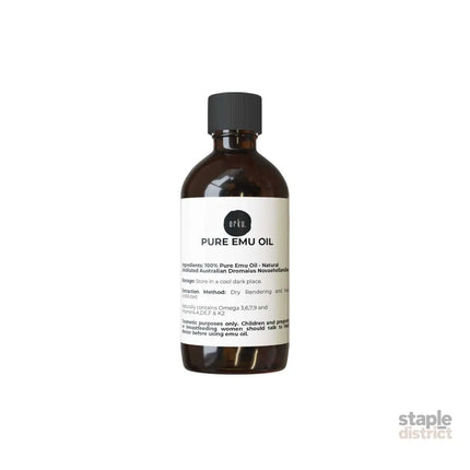 Orku 100ml Pure Emu Oil - Natural Undiluted Australian Dromaius Novaehollandiae - Health & Beauty > Skincare > Facial