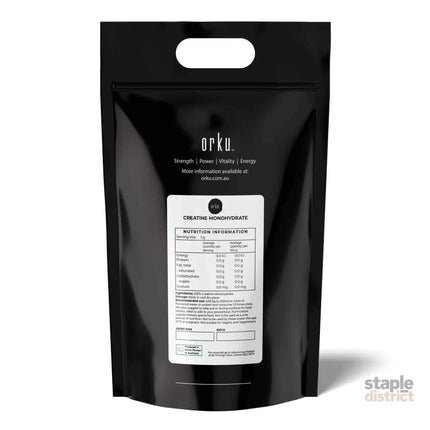 Orku 10Kg Creatine Monohydrate Powder 200 Mesh Micronised 99.9% Pure Unflavoured - Health & Beauty > Nutrition &
