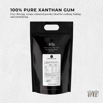 Orku 10Kg Xanthan Gum Thickener Pure Fine Powder 200 Mesh FCC E415 Food Additive - Food & Beverage > Pantry >