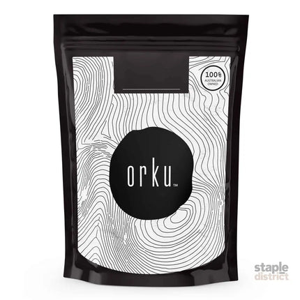 Orku 1Kg Creatine Monohydrate Powder 200 Mesh Micronised 99.9% Pure Unflavoured - Health & Beauty > Nutrition &