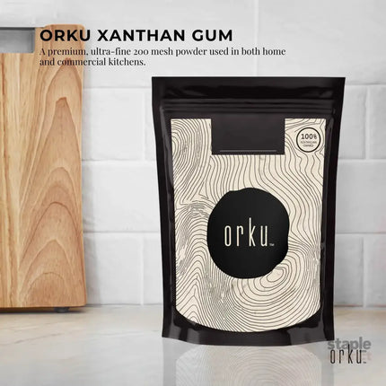Orku 1Kg Xanthan Gum Thickener Pure Fine Powder 200 Mesh FCC E415 Food Additive - Food & Beverage > Pantry > Seasonings