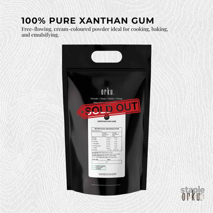 Orku 20kg Xanthan Gum Thickener Pure Fine Powder 200 Mesh FCC E415 Food Additive - Food & Beverage > Pantry >
