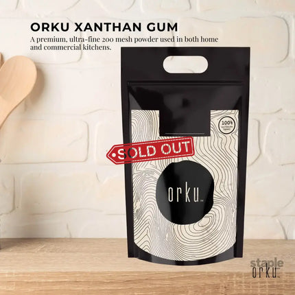 Orku 20kg Xanthan Gum Thickener Pure Fine Powder 200 Mesh FCC E415 Food Additive - Food & Beverage > Pantry >