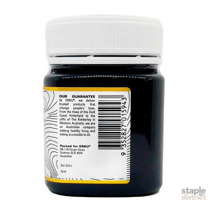 Orku 250g MGO 900+ Australian Manuka Honey - 100% Raw Natural Pure Jelly Bush - Food & Beverage > Pantry > Condiments &