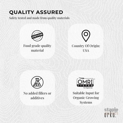 Orku 2Kg Fine Diatomaceous Earth - Food Grade FCC Fossil Shell Flour Powder - Health & Beauty > Nutrition & Supplements
