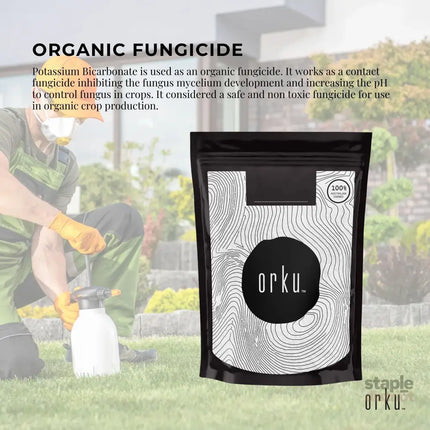 Orku 2Kg Potassium Bicarbonate Powder - Food Grade Pure FCC Brewing Baking - Commercial > Commercial Others >