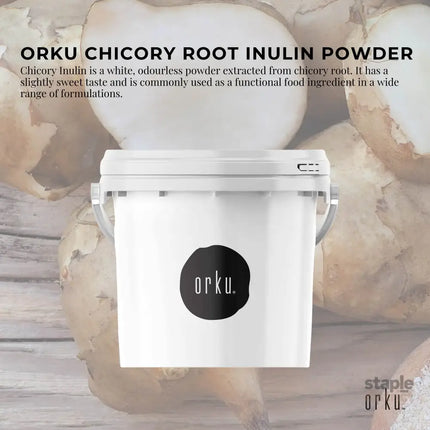 Orku 3.5Kg Chicory Root Inulin Powder Tub - Unflavoured Food Ingredient - Health & Beauty > Nutrition & Supplements >