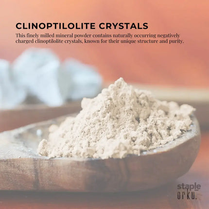 Orku 3kg Ultrafine Micronised Zeolite Powder Tub Natural Clinoptilolite Mineral - Health & Beauty > Nutrition &