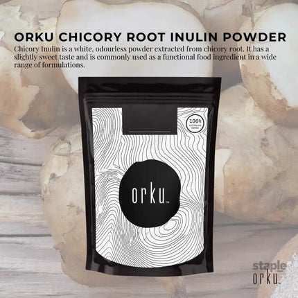 Orku 400g Chicory Root Inulin Powder - Unflavoured Food Ingredient - Health & Beauty > Nutrition & Supplements >