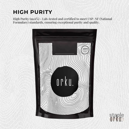 Orku 400g Myo Inositol Powder - USP Grade High Purity Unflavoured - Health & Beauty > Nutrition & Supplements >