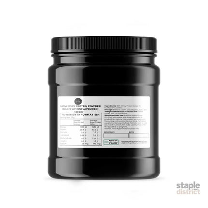 Orku 400g WPI Whey Protein Isolate Powder - Unflavoured Native Jar - Health & Beauty > Nutrition & Supplements >