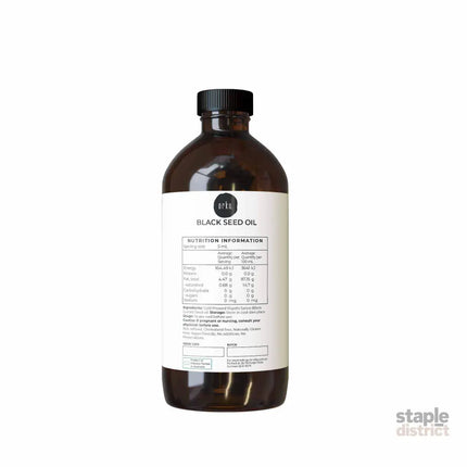Orku 500ml Pure Black Seed Oil Cold Pressed 100% Ethiopian Nigella Sativa Cumin - Home & Garden > Laundry & Cleaning >