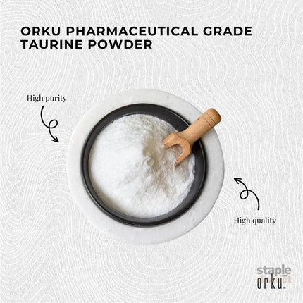 Orku 50g Taurine Powder - High Purity L-Taurine Amino Acid Ingredient - Health & Beauty > Nutrition & Supplements >