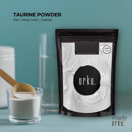 Orku 50g Taurine Powder - High Purity L-Taurine Amino Acid Ingredient - Health & Beauty > Nutrition & Supplements >