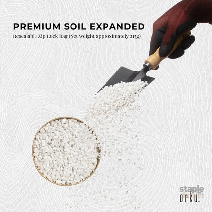 Orku 50L Coarse Perlite Soil Additive for Drainage and Aeration - Growing Medium - Home & Garden > Garden Tools > Sands