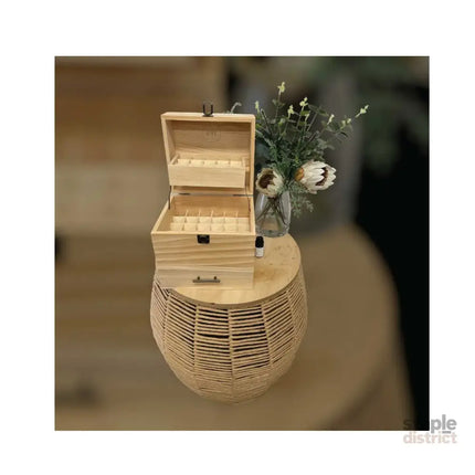 Orku 59 Essential Oil Bottle Storage Box - Wooden 3 Tier Aromatherapy Organiser - Home & Garden > Kitchenware > Food