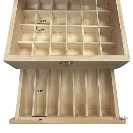 Orku 59 Essential Oil Bottle Storage Box - Wooden 3 Tier Aromatherapy Organiser - Home & Garden > Kitchenware > Food