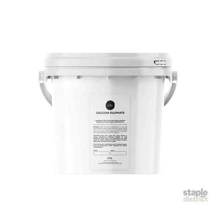 Orku 5Kg Fine Calcium Sulphate Gypsum Powder Tub - Dihydrate Food Grade FCC E516 - Commercial > Commercial Others >
