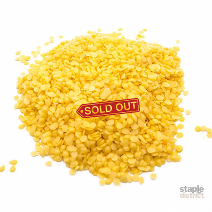Orku 5Kg Organic Beeswax Pellets Yellow - Cosmetic Grade Pure Bees Wax Pastilles - Home & Garden > Hobbies > Arts &