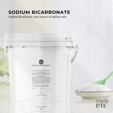 Orku 5Kg Sodium Bicarbonate Food Grade Tub Baking Soda Aluminium Free Powder - Health & Beauty > Nutrition &