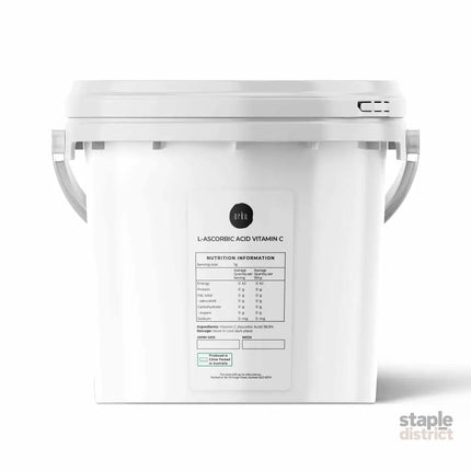 Orku 5Kg Vitamin C Powder in Tub Pure L-Ascorbic Acid - USP Grade Non-GMO - Health & Beauty > Nutrition & Supplements >
