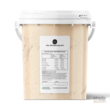 Orku 700g Pea Protein Isolate Powder - High Protein Plant Based Unsweetened Tub - Health & Beauty > Nutrition &